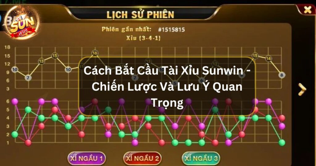 Tài Xỉu SunWin - Bí Mật Chiến Thắng & Kinh Nghiệm Từ Cao Thủ 3 Cách Bắt Cầu Tài Xỉu Sunwin - Chiến Lược Và Lưu Ý Quan Trọng