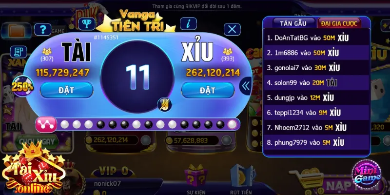 Chia sẻ về trò chơi tài xỉu 3D