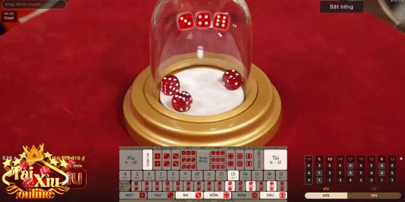 Sicbo - Tài Xỉu Online Dễ Chơi Dễ Trúng Thống Trị 2025 3 Chọn đặt tiền vào các ô trên màn hình
