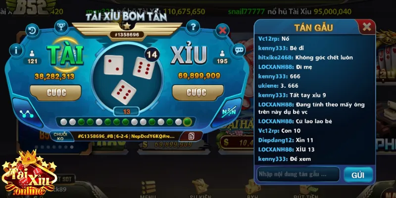 Tài xỉu là game hút người chơi khủng
